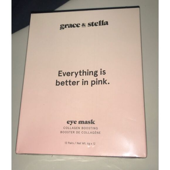 Brand New & Sealed~Grace & Stella Collagen Boosting Eye Mask Set - Picture 1 of 2